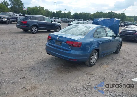 2017 Volkswagen Jetta 1.4T S из США, поврежденный, VIN 3VW2B7AJ7HM384089